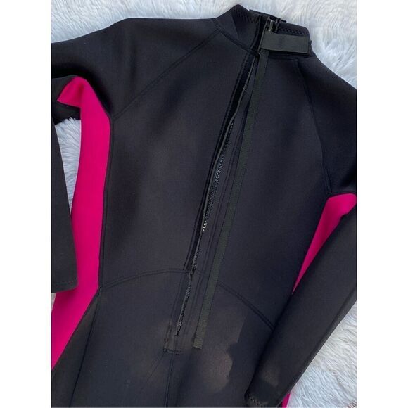 O’Brien SZ 12 Black Pink Neoprene Full Length Ultra Stretch Wetsuit Scub… - Picture 10 of 16